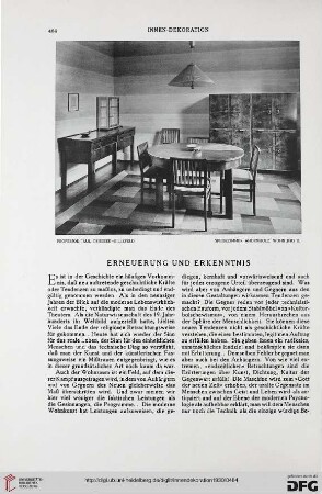 41: Erneuerung und Erkenntnis