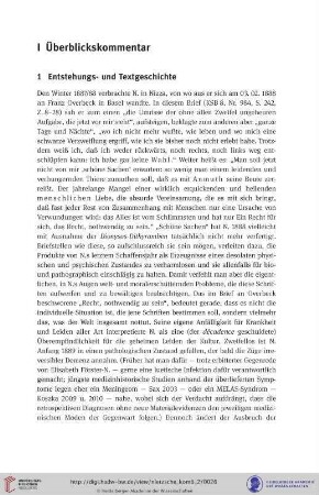 1 Entstehungs- und Textgeschichte