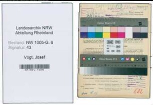 Entnazifizierung Josef Vogt , geb. 09.05.1902 (Buchhalter)
