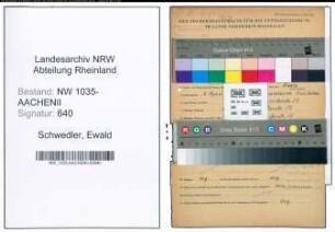 Entnazifizierung Ewald Schwedler , geb. 05.04.1893 (Schmied)