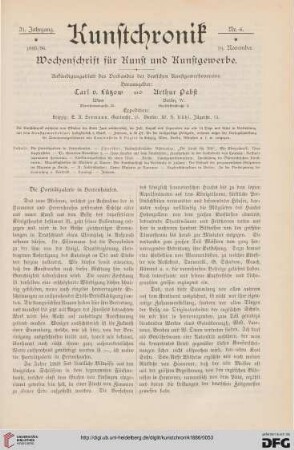 Heft 6 (19. November 1885)