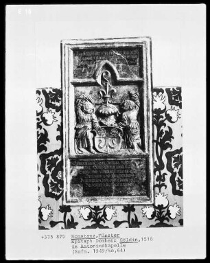 Epitaph für den Domherren Göldin