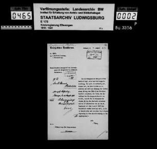 Schuldenwesen der Kirchengemeinde Mergelstetten