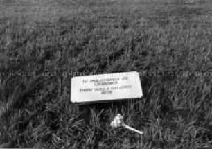 Hinweisschild in der KZ-Gedenkstätte Majdanek