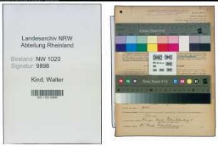 Entnazifizierung Walter Kind , geb. 26.07.1900 (Holzfaeller)