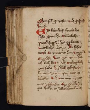 Abendmahlgebet Heinrich Seuses aus dem Büchlein der ewigen Weisheit