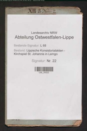 Landesherrliche Bestätigung lutherischer Prediger