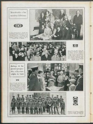 Entrega de los premios pro-patria, a los conscriptos de 1906