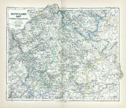 Deutschland's Gaue IV. Südliches Thüringen. Franken