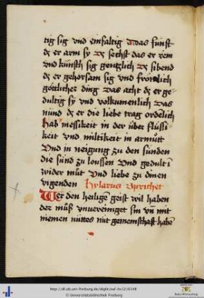 [72v] 5 Stücke der Selbstüberwindung.