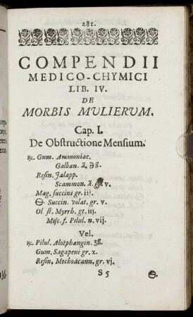 Lib IV. De Morbis Mulierum.