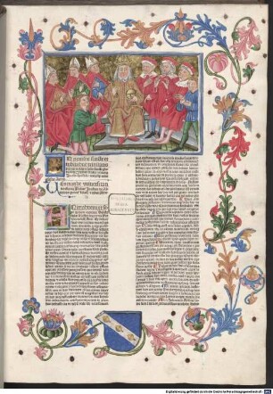 Opus super feudis : Mit Widmungsvorrede des Autors an die Universität Padua. Mit Rede von Matthaeus de Corbinellis, 15.11.1439, und Brief an den Autor, 21.11. 1439, von Montorius Mascarellus