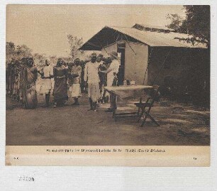 Sanitätsdienststelle der Asambara-Eisenbahn Buiko-Moschi (Deutsch-Ostafrika)