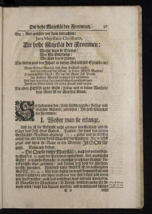 I. Woher man sie erlange.