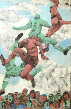 Fußball-Sprungszene III