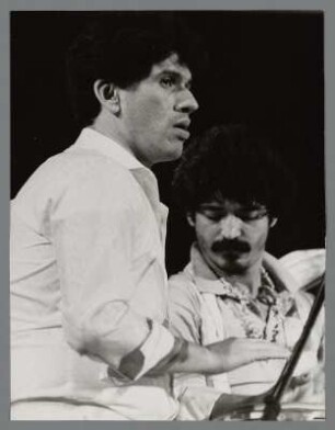 Eddie Bobe und Eddie Rodriguez : Portrait der Percussionisten Eddie Bobe und Eddie Rodriguez beim 26. Jazz Jamboree Warschau 1984