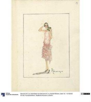 Abendkleid von Bernard et C.ie, Modell Rêverie