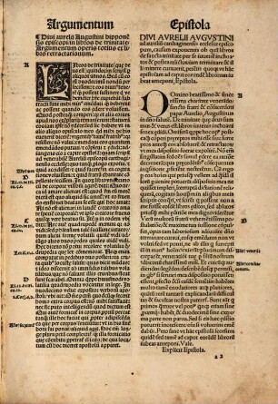 Divi Aurelii Augustini Hipponensis episcopi de summa Trinitate ... : disputatio[n]ibus doctissimis co[n]futans, profunda mysteria inattingibilis divinitatis mira ingenii claritate aperuit. Cui Theologic[a]e veritates illuminati doctoris Fra[n]cisci Maronis aptissime co[n]nectu[n]tur