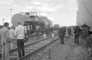 Rangierunfall auf dem Güterbahnhof Karlsruhe