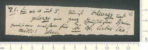 Briefsammlung von Gustav Schwab und Adelbert von Chamisso an Gustav Schwab und Adelbert von Chamisso