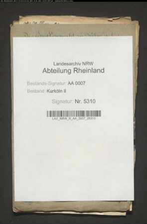 Schöffenwahl zu Zülpich; Wahl von nahen Verwandten