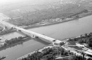 Steinenstadt: [Bau der] neuen Rheinbrücke bei Steinenstadt