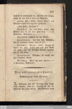 Drei und zwanzigstes Kapitel. Rechtfertigung eines Sünders.