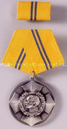 Blücher-Medaille für Tapferkeit in Silber mit Interimsspange, mit Etui