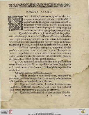 Thesis prima