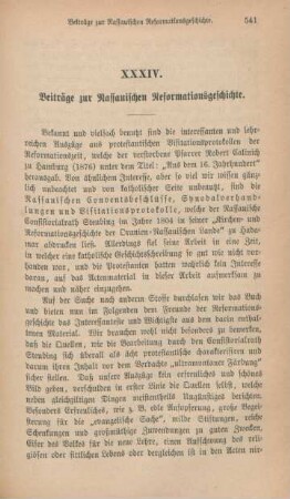 541-557 Beiträge zur Nassauischen Reformationsgeschichte