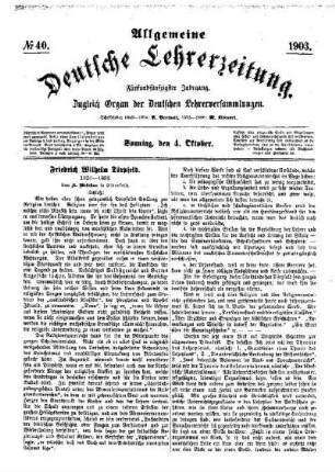 Friedrich Wilhelm Dörpfeld : 1824 - 1893 ; (Schluß)