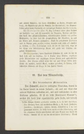 III. Aus dem Mineralreiche.