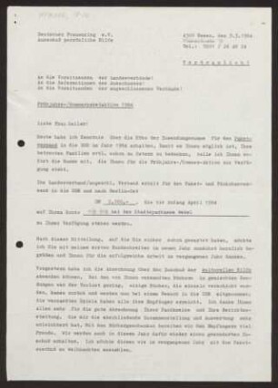 Brief von Inge von Baeckmann an Ursula Seiler
