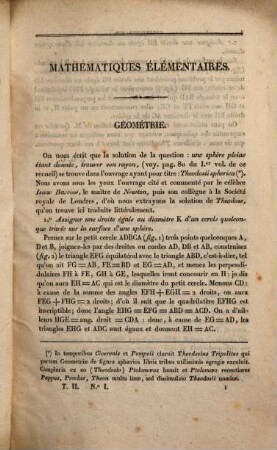 Correspondance mathématique et physique, 2. 1826
