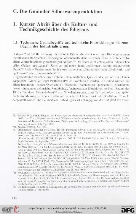 C. Die Gmünder Silberwarenproduktion