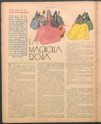 La magnolia roja : Novela histórica de Héctor Pedro Blomberg