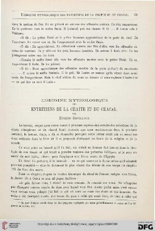 8: L' origine mythologique des entretiens de la chatte et du chacal