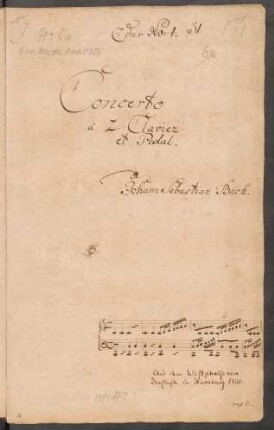 Konzerte; org; C-Dur; BWV 594