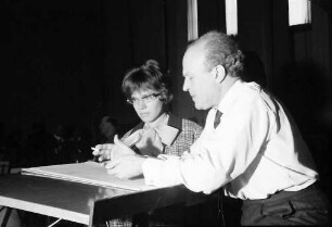 Donaueschingen: Donaueschinger Musiktage; Ernest Bour am Pult mit Renate Fischer