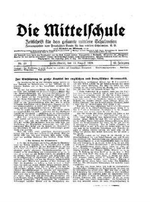Zur Einführung in große Kapitel der englischen und französischen Grammatik