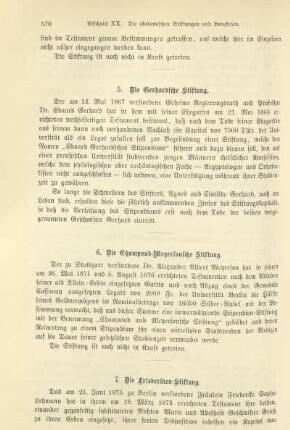 Abschnitt XX. Die akademischen Stiftungen und Beneficien