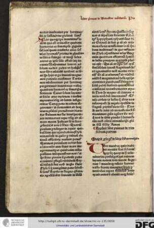 Incipit prologus in librum secundum vitaspatrum.