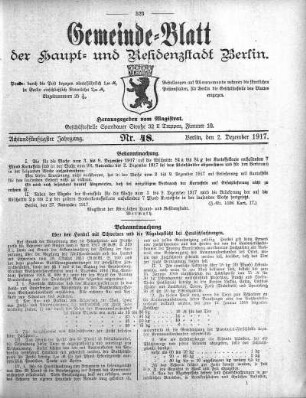 1917,48: Nr. 48, 2. Dezember 1917
