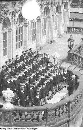 Dresden, Zwinger. Serenade, Juni 1953