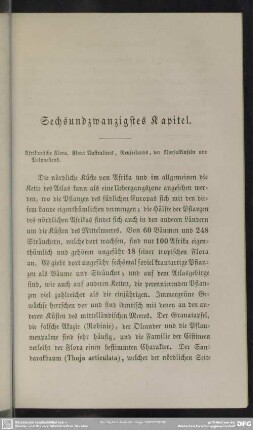 Sechsundzwanzigstes Kapitel