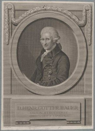 Bildnis des Heinrich Gottfried Bauer
