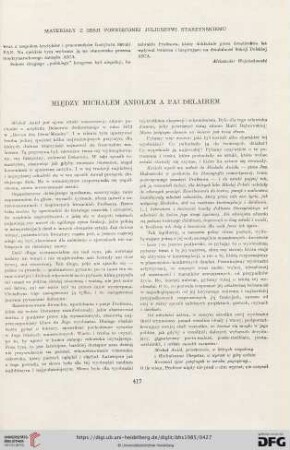 Między Michałem Aniołem a Paudelairem