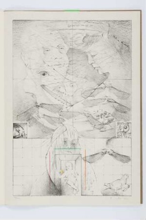 Konrad Schüler: Aus der Mappe "Lichtobjekte, Skulpturen, Graphik, Malerei, Zeichnungen", 1973