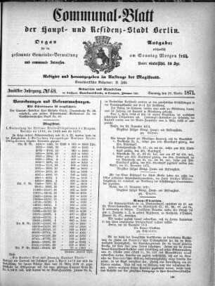 1871,48: No. 48, 26. November 1871