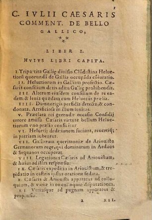 C. Ivlii Caesaris Rervm Ab Se Gestarvm Commentarii